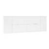 Lundia Fuuga Sideboard, 192 Cm, Drawers And Vertical Doors, White -Fatboy Sales Store Lundia LUB707 1 ta