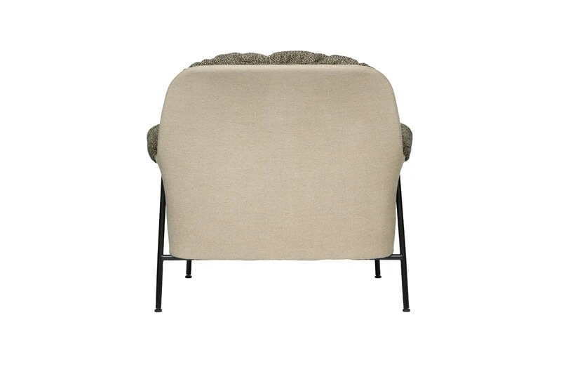 Fogia Lyra Armchair, Black Steel - Brown Kvadrat Safire 0001 5 Fogia Lyra Armchair, Black Steel - Brown Kvadrat Safire 0001 - Image 3