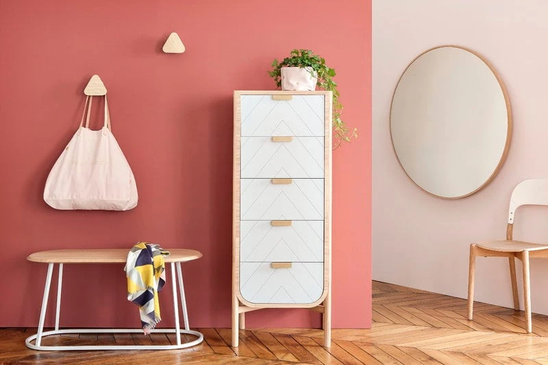 Hartô Marius Chest Of Drawers, Narrow, Oak 4 Hartô Marius Chest Of Drawers, Narrow, Oak - Image 2