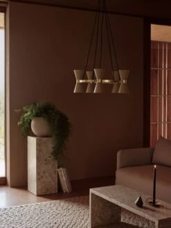 MENU Plinth Pedestal Stand, Brown Kendzo Marble -Fatboy Sales Store MENU LS Plinth Pedestal Plantas Planter Plinth Bridge Collector 5 Offset Sofa Gravel Rug