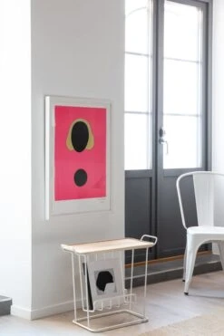 Maze Minnie Mae Wood Tray Table, White - Ash -Fatboy Sales Store MMW whiteash28300dpi29