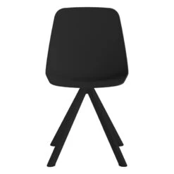 Viccarbe Maarten Chair, Metal Swivel Base, Black