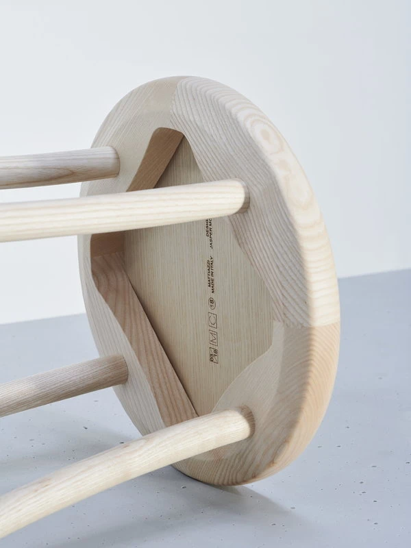 Mattiazzi MC18 Zampa Stool, Ash 4 Mattiazzi MC18 Zampa Stool, Ash - Image 2