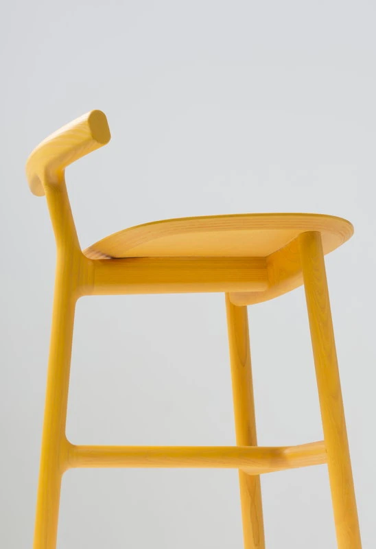 Mattiazzi MC7 Radice Bar Stool 65 Cm, Yellow 4 Mattiazzi MC7 Radice Bar Stool 65 Cm, Yellow - Image 2