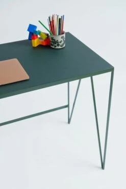 &New Study Desk, Linoleum, Deep Green -Fatboy Sales Store MyQS6AMQ