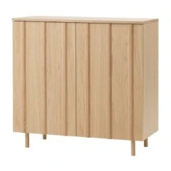 Normann Copenhagen Rib Cabinet, 98,5 Cm, Oak