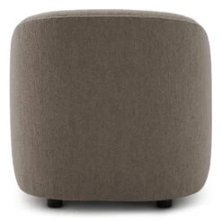 New Works Covent Lounge Chair, Dark Taupe 10 New Works Covent Lounge Chair, Dark Taupe -Fatboy Sales Store NW41301 B BA 10 Covent Lounge Chair Barnum Dark Taupe Back White Background
