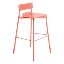 Petite Friture Fromme Bar Stool, 75 Cm, Coral 9 Petite Friture Fromme Bar Stool, 75 Cm, Coral -Fatboy Sales Store Petite Friture bar stool FROMME corail 3 ee