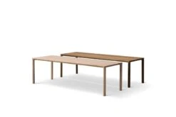 Fredericia Piloti Coffee Table, 120 X 39 Cm, Smoked Oak -Fatboy Sales Store PilotiCoffeeTable6715H35 OakSmokedOiled OakLacquered