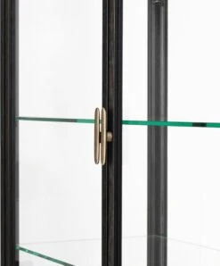 GUBI Private Vitrine, Black / Brown Stained Oak -Fatboy Sales Store Private Collection Dark Oak Display Cabinet Detail ItemNr10083281