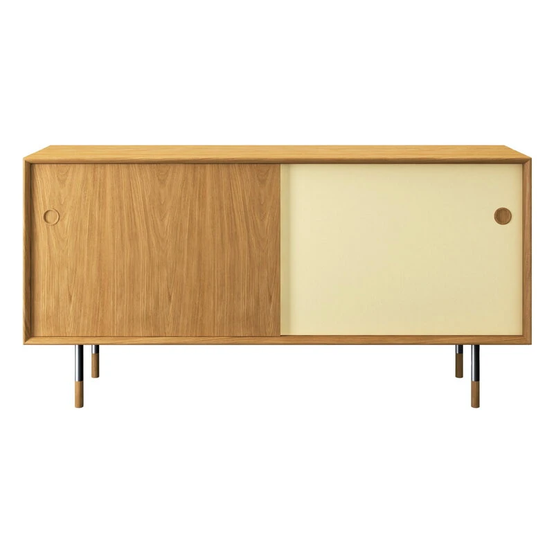 Sibast No 11 Sideboard, Oiled Oak, White - Yellow - Image 4