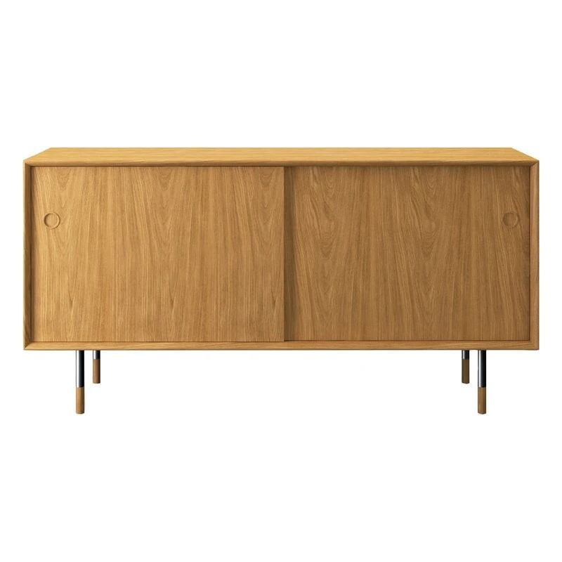 Sibast No 11 Sideboard, Oiled Oak, White - Yellow - Image 6