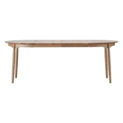 Stolab Carl Table, Round, 115 Cm + 2 X 50 Cm Extensions, Oiled Oak