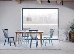 Stolab Carl Table, Round, 115 Cm + 2 X 50 Cm Extensions, Oiled Oak -Fatboy Sales Store StolabC Carl table 0401