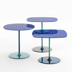 Kartell Thierry Side Table, 50 X 50 Cm, Blue -Fatboy Sales Store THIERRY 05 role