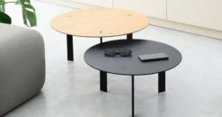 Viccarbe Ryutaro Low Table, 60 Cm, Black -Fatboy Sales Store Viccarbe Ryurato Low Table by V ctor Carrasco 1