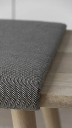 Woud Baenk Bench, White Lacquered Oak - Light Brown -Fatboy Sales Store WOUD Baenk bench Credit philcohen 6