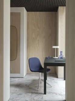 Muuto Workshop Table, 130 X 65 Cm, Black - Black Linoleum -Fatboy Sales Store Workshop table 130 65 black fiber side swivel chrome twill weave 780 linear table lamp raise indigo arrange framed dark green muuto org