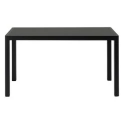 Muuto Workshop Table, 130 X 65 Cm, Black - Black Linoleum