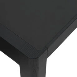 Muuto Workshop Table, 200 X 92 Cm, Black - Black Linoleum -Fatboy Sales Store Workshop table 200x92 cm black linoleum detail Muuto 5000x5000 hi res