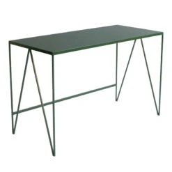 &New Study Desk, Linoleum, Deep Green