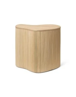 Ferm LIVING Isola Storage Table, 50 Cm, Natural -Fatboy Sales Store fermLIVING SS22 IsolaStorageTable Natural 1104265292 pack 2