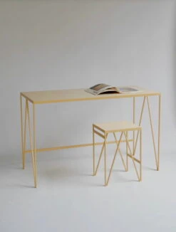 &New Study Desk, Linoleum, Butternut -Fatboy Sales Store wodr9o1I